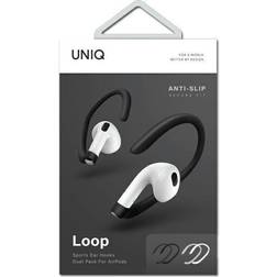 Uniq Holders for Apple AirPods Loop Sports Ear Hooks white-black/white-black [2 PACK]